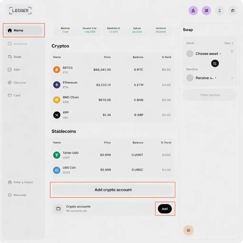 How to add accounts in Ledger Live the right way guide