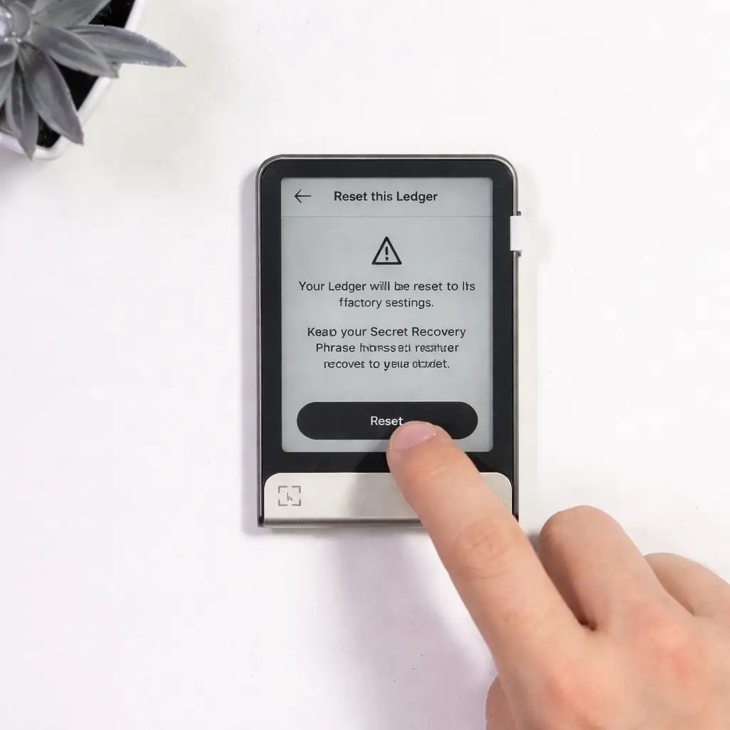 How to reset a Ledger device safely guide