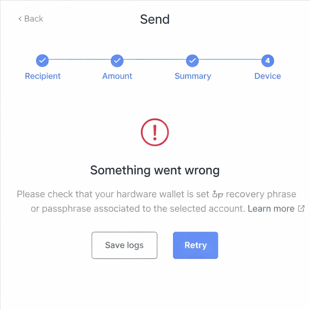 Ledger recovery phrase mistakes guide