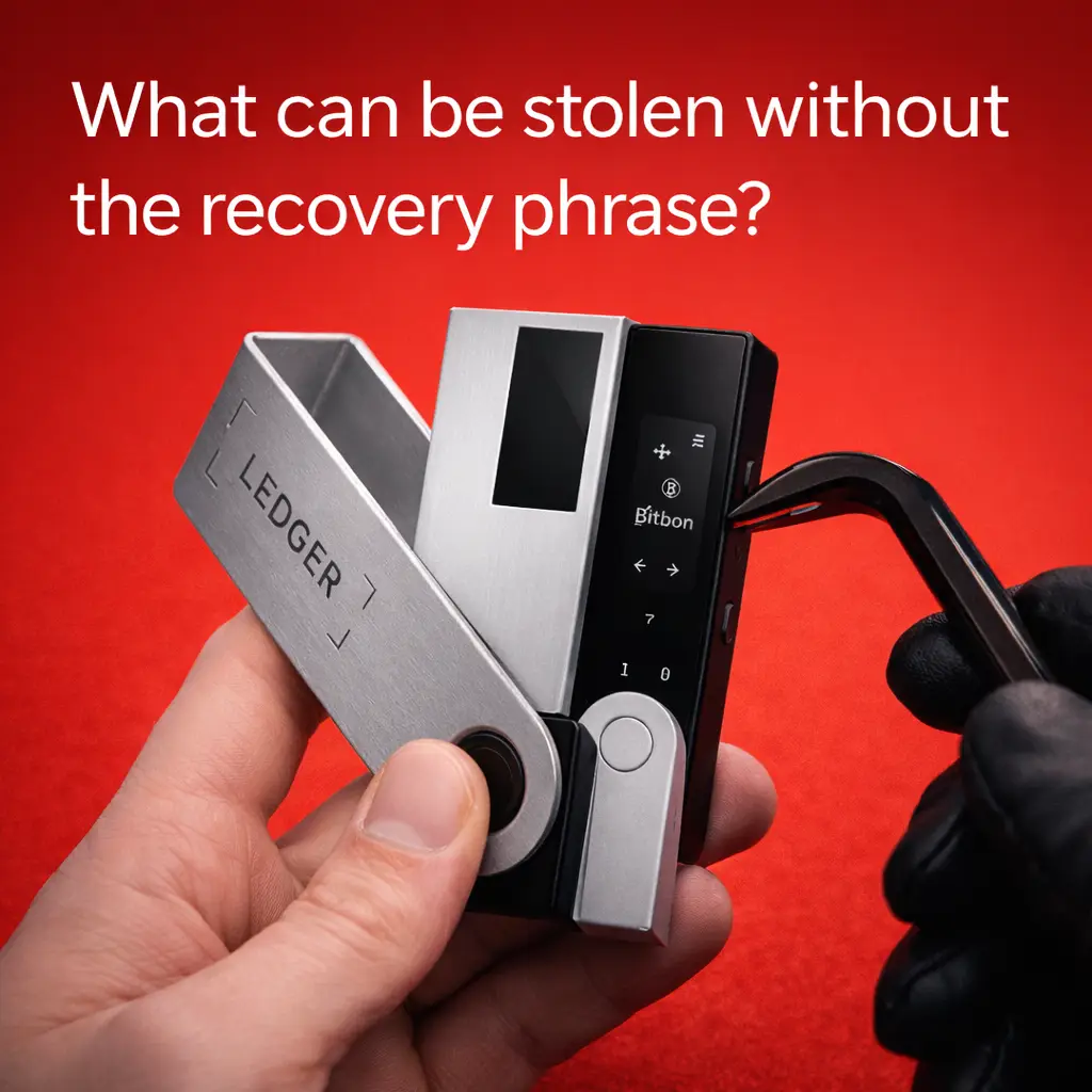 What can be stolen without your recovery phrase guide