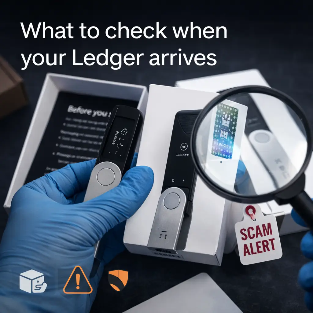 What to check when your Ledger arrives before setup