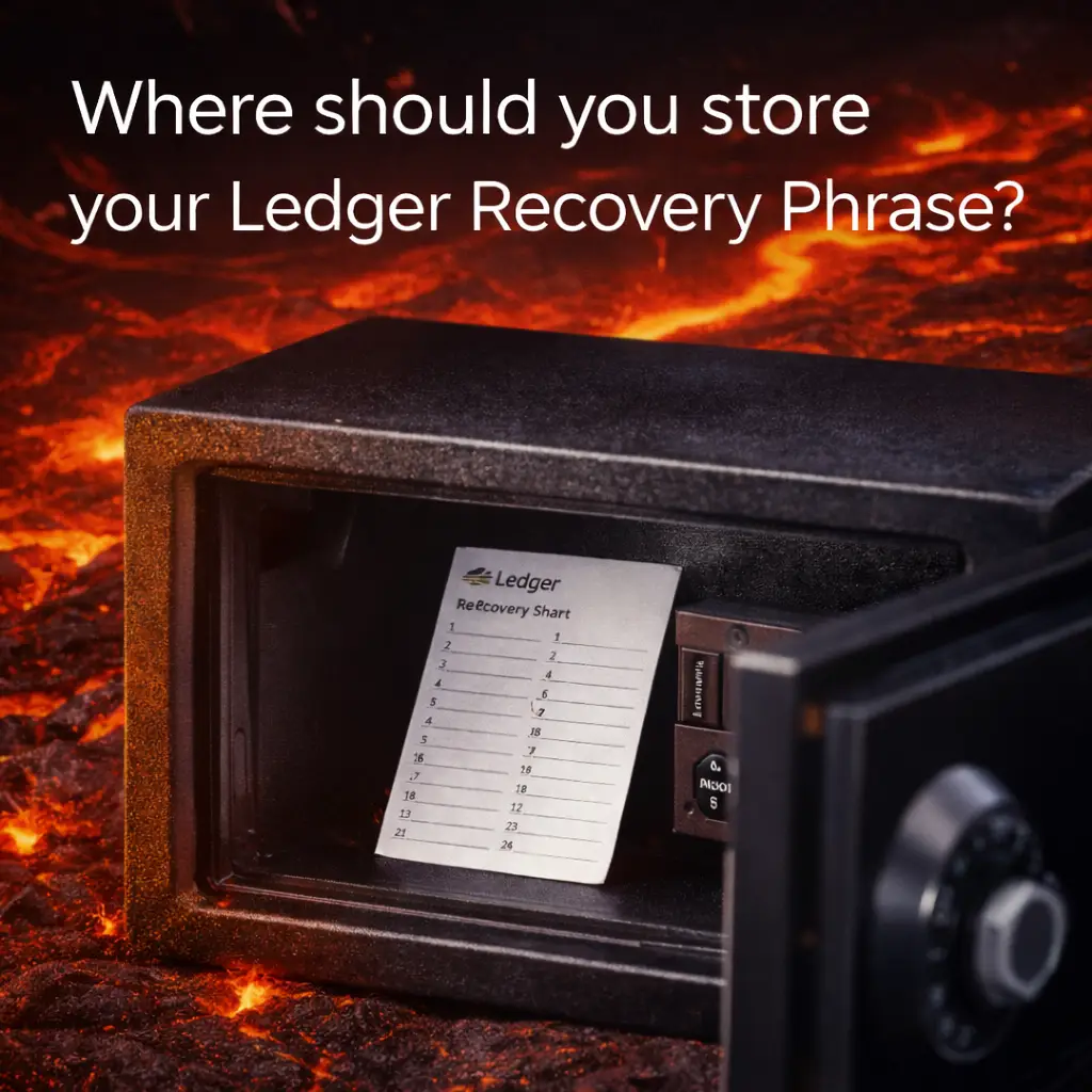 Where to store a Ledger recovery phrase safely guide