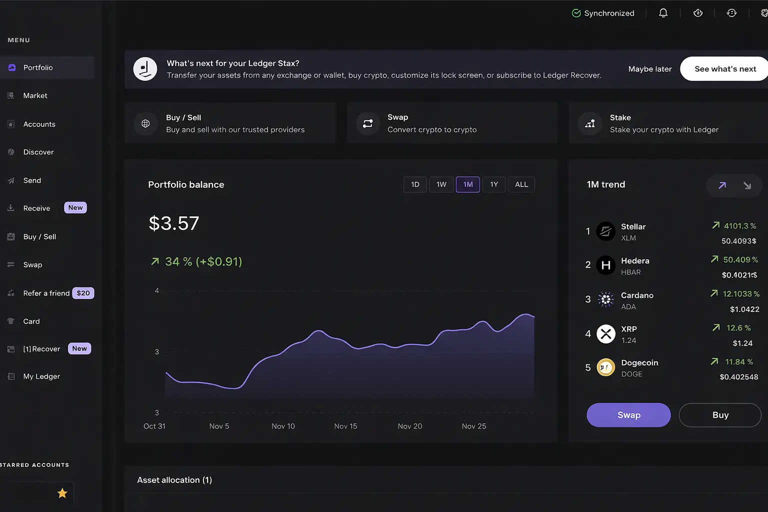 Ledger Stax premium hardware wallet review summary